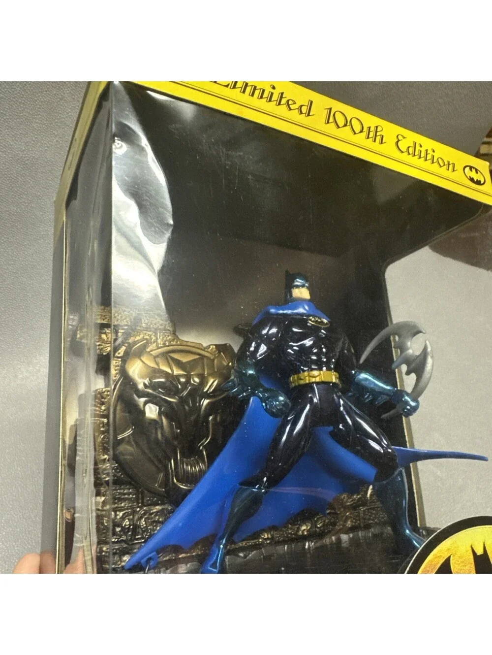 1996 BATMAN Limited 100th Edition Batman Blue Action Figure Hasbro Kenner Statue